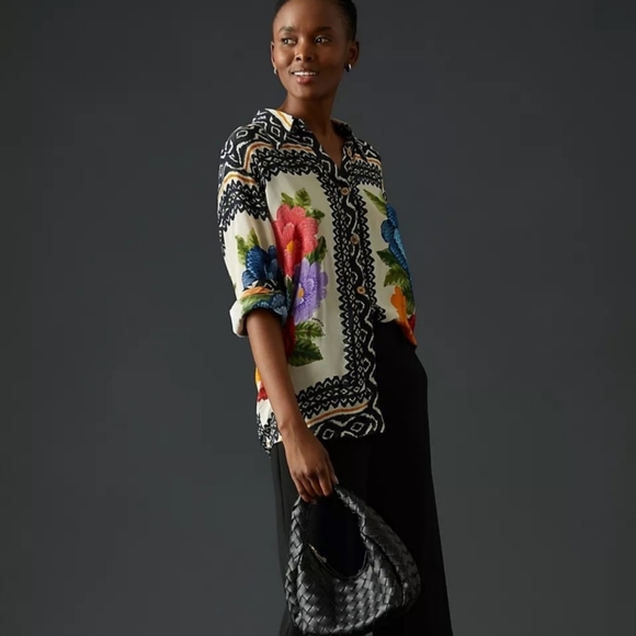 Farm Río By Anthropologie Classic Button Down - Picture 2 of 11